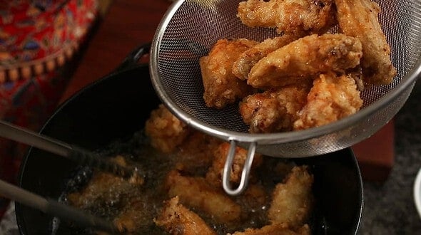 Dakgangjeong (Korean fried chicken)