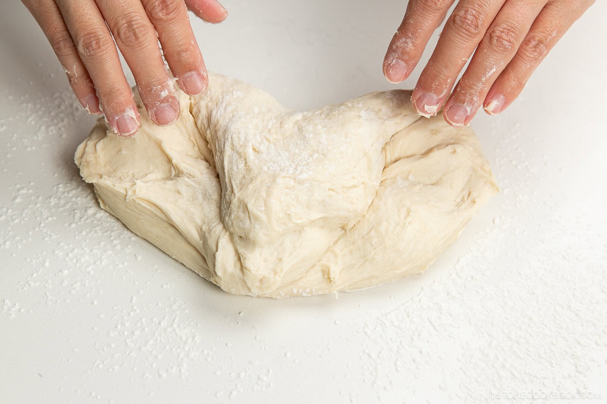 Slam the dough.