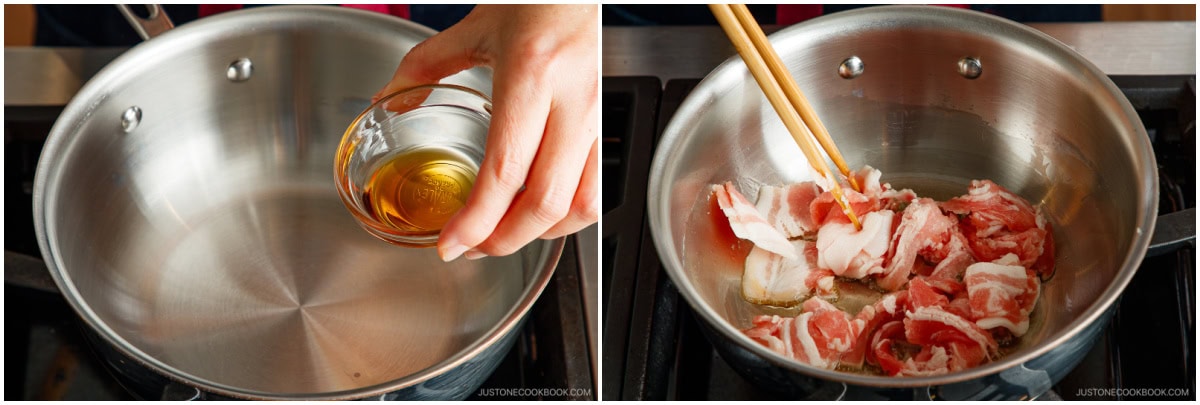 Spicy Pork and Bean Sprout Miso Soup 3