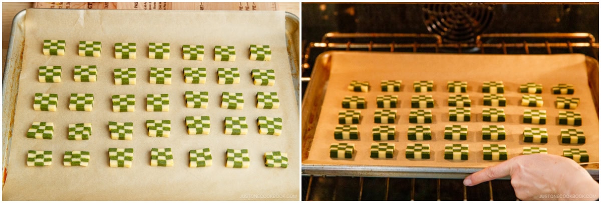 Matcha Checkerboard Cookies 34