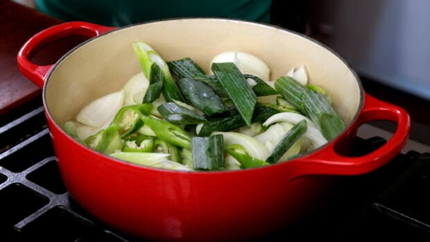 braised black cod-vegetables