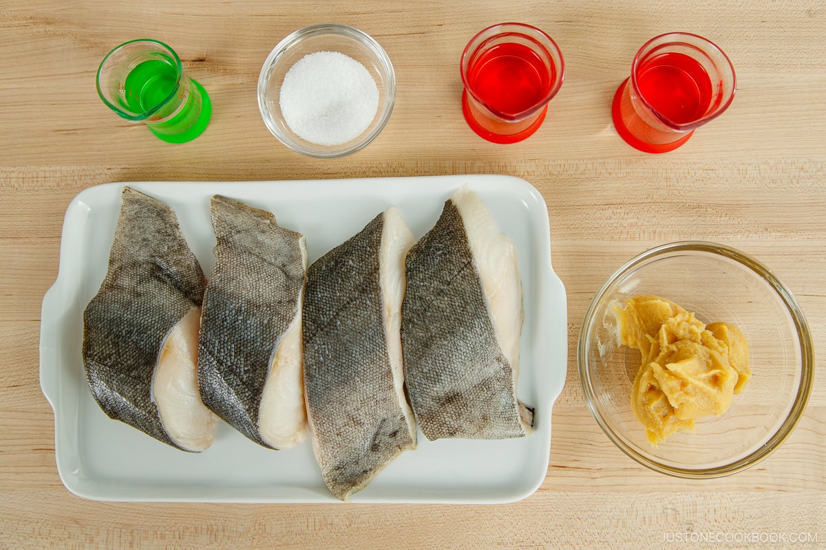 Miso Cod (Black Cod with Miso) Ingredients
