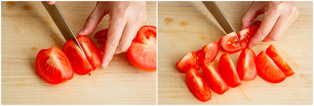 Tomato Salad with Sesame Ponzu 4