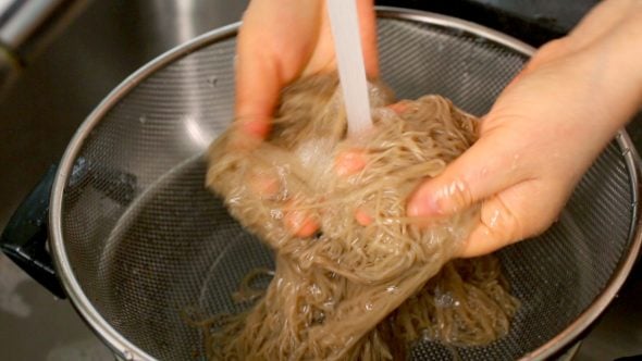 naengmyeon noodles