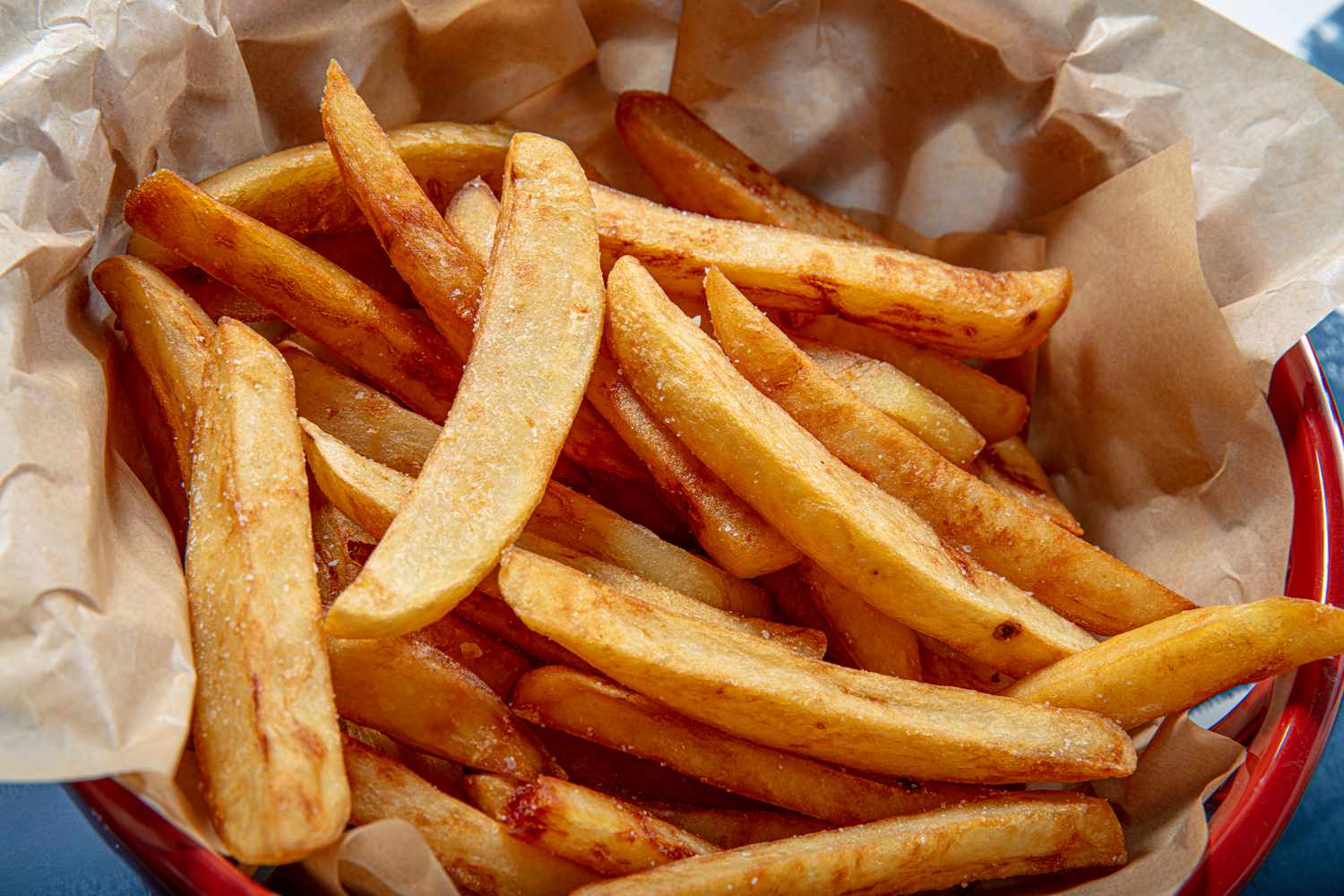 Side view of chips