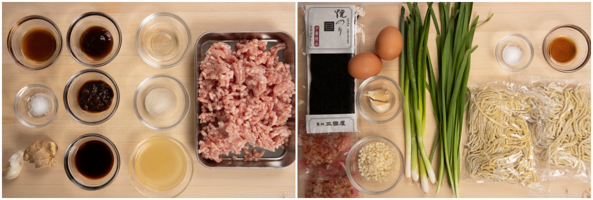 Mazesoba Ingredients