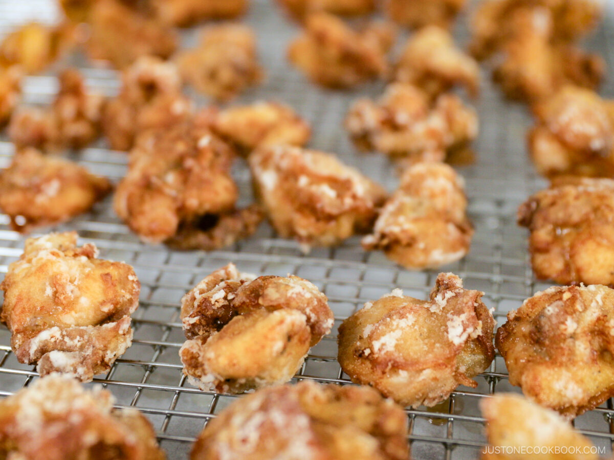 Double fried chicken karaage.