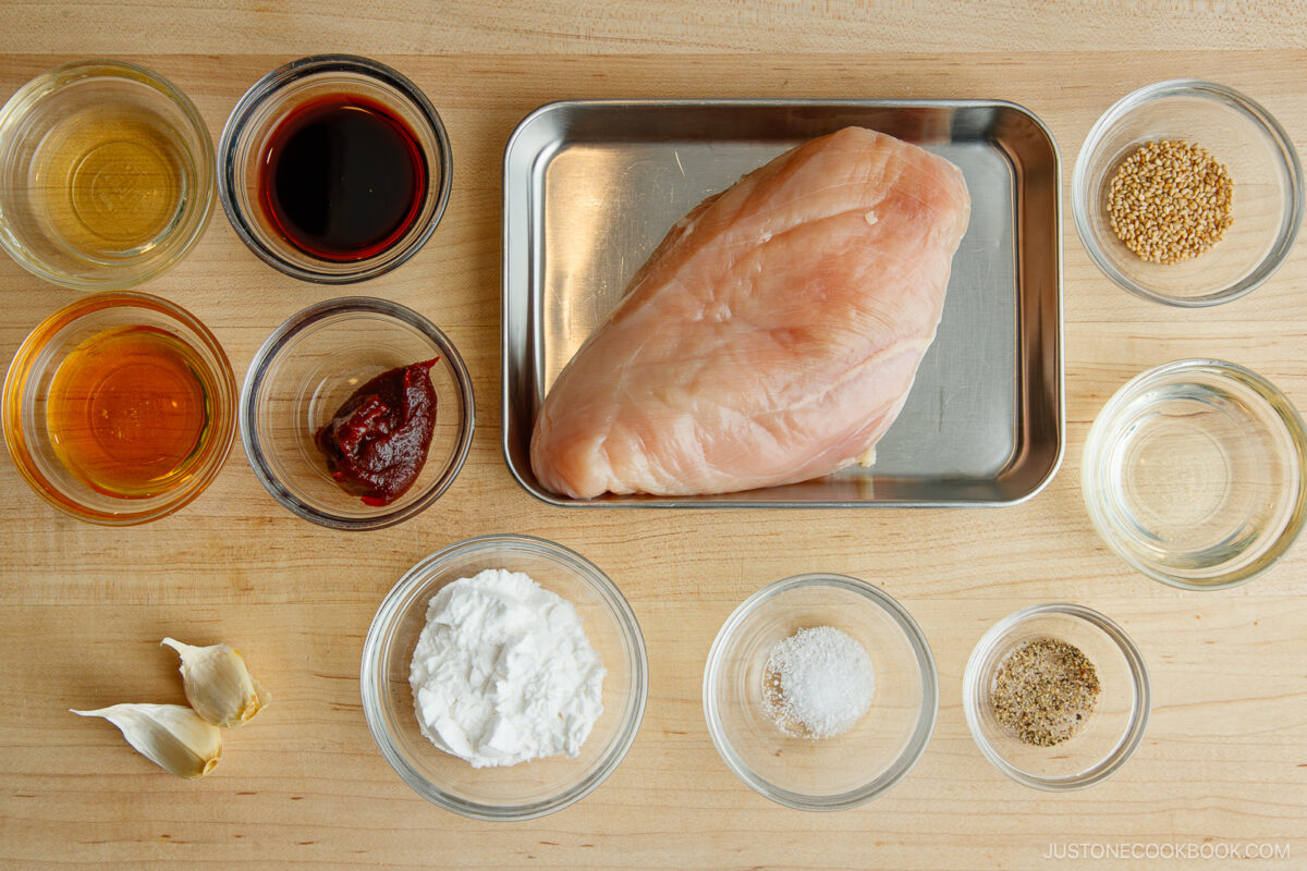 Honey Gochujang Chicken Ingredients