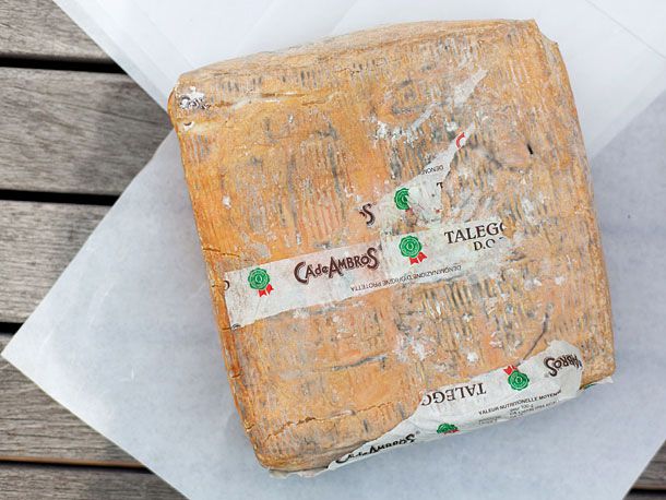 A whole brick of Taleggio Cheese