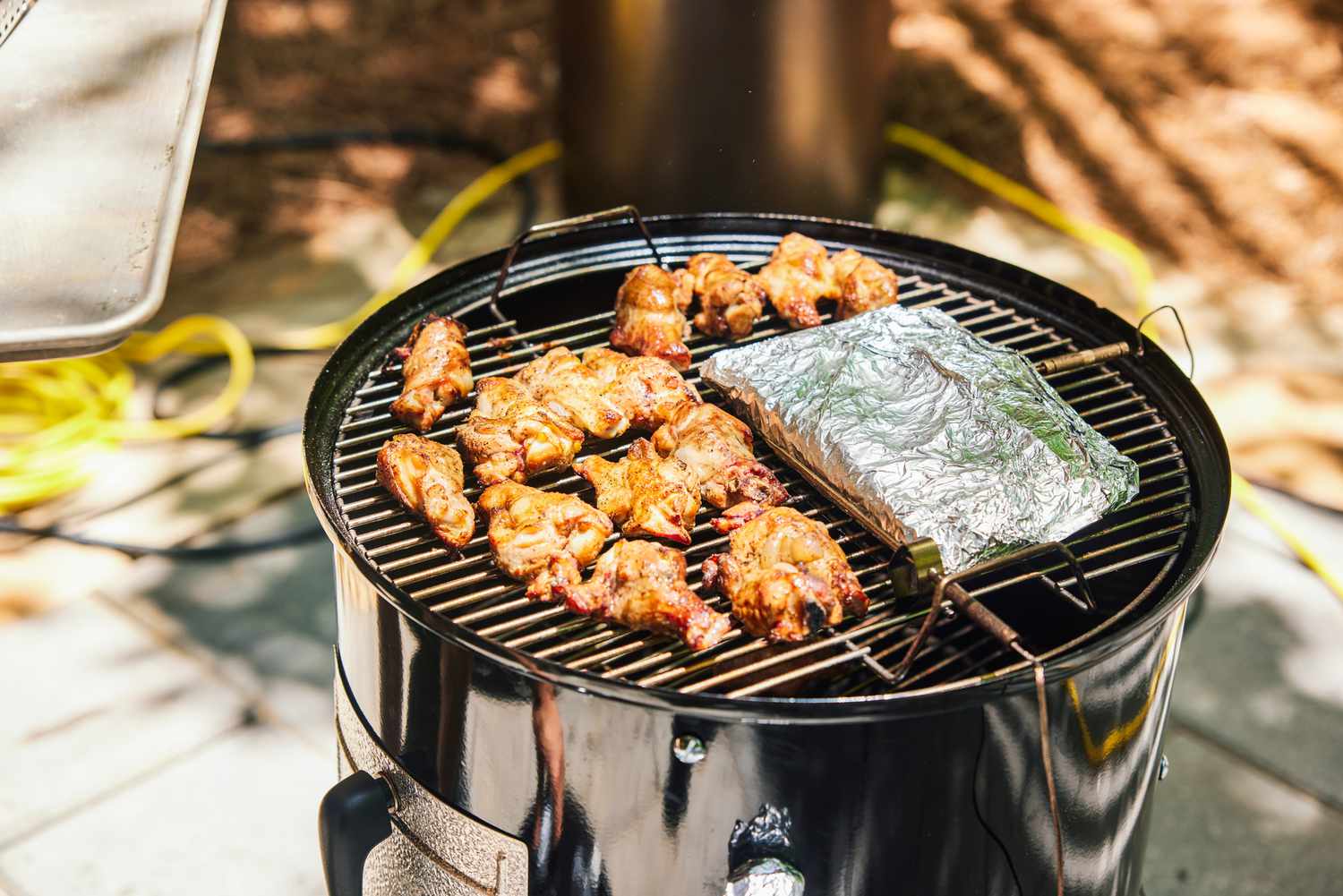 Meat cooked in the Weber Smokey Mountain Cooker 18-Inch Charcoal Smoker (721001)