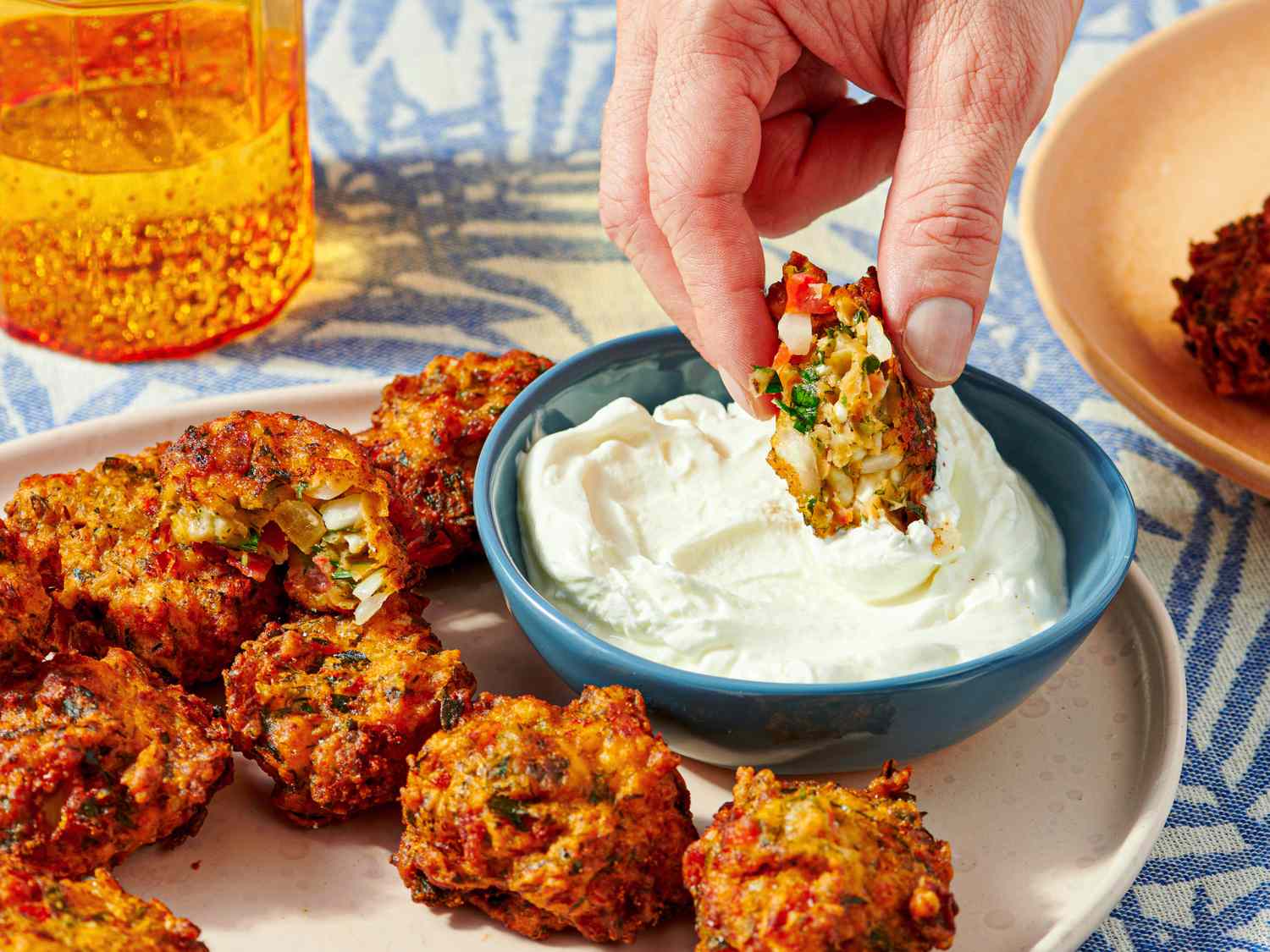 tomato fritters hero