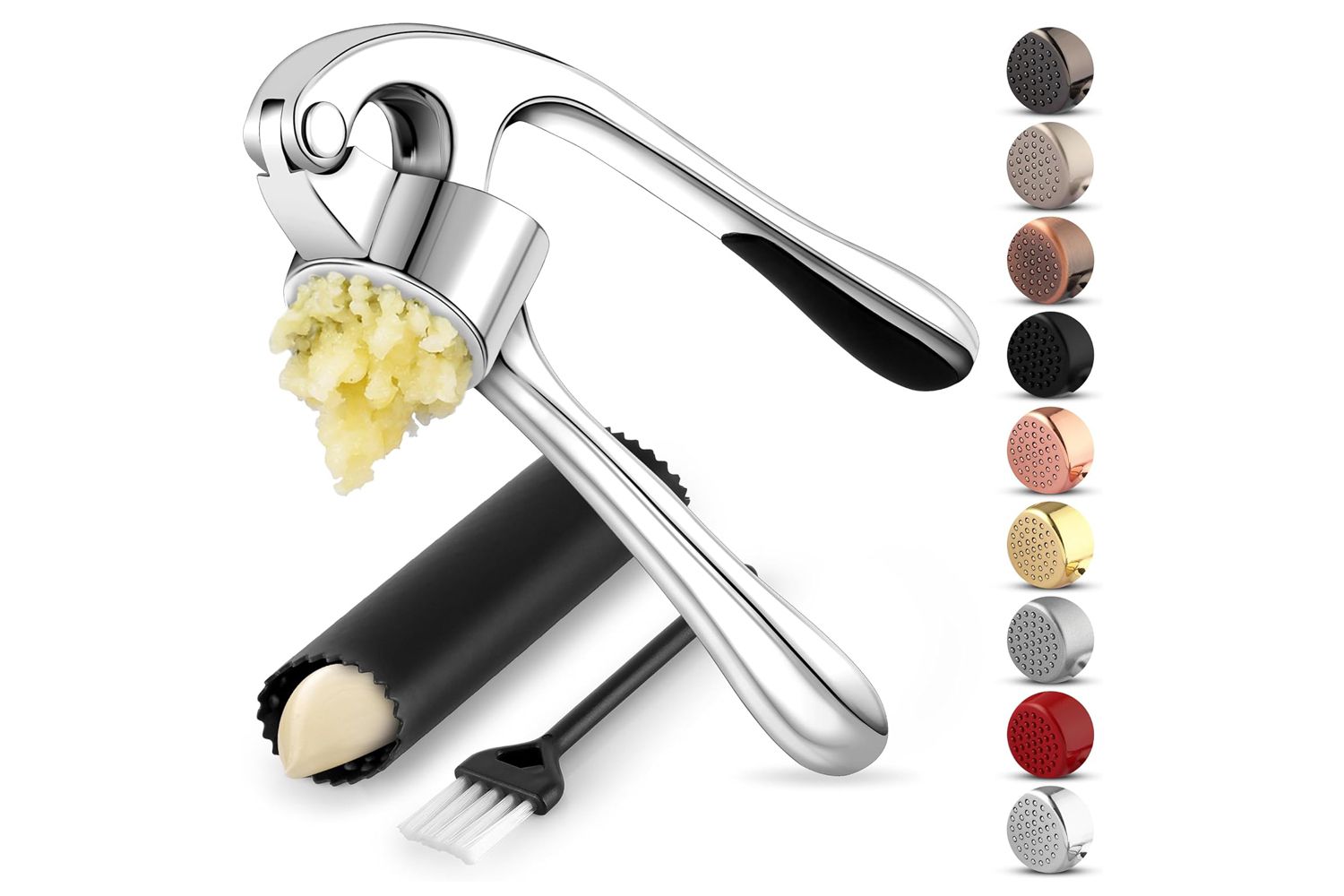 Amazon Zulay Kitchen Premium Garlic Press Set