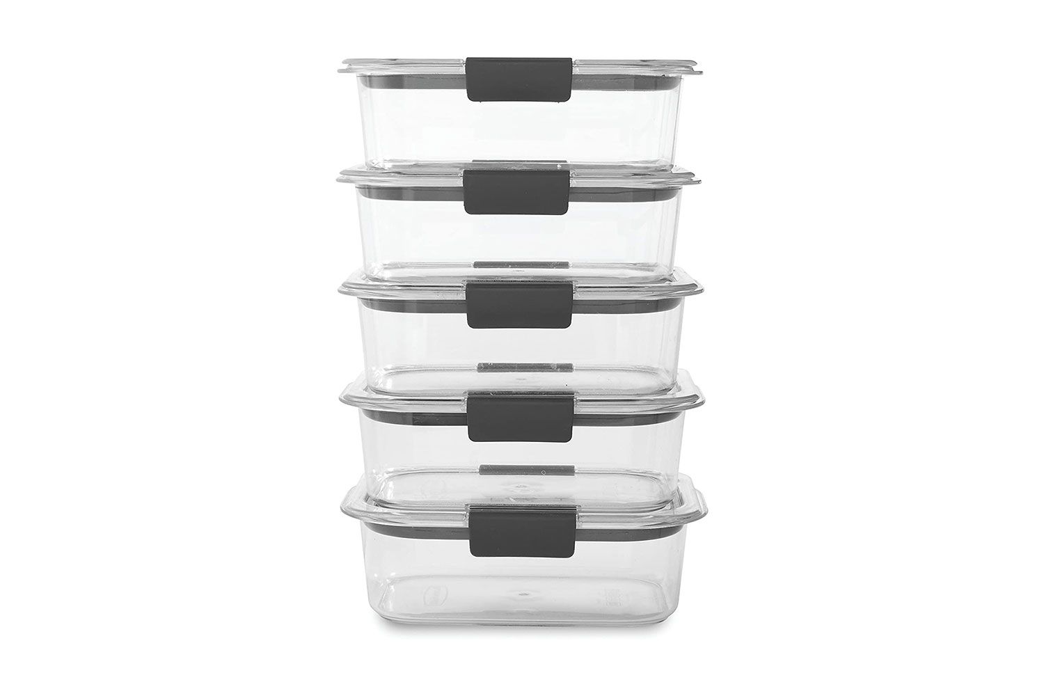 Rubbermaid Brilliance 3.2-Cup Food Storage Container, 5-Pack