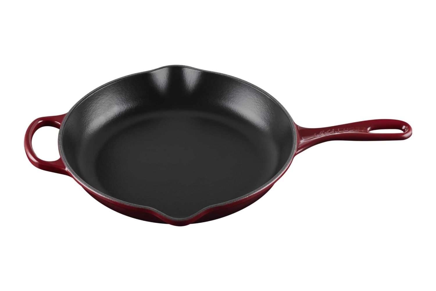 Le Creuset Enameled Cast Iron Signature Iron Handle Skillet 10.25 Rhone